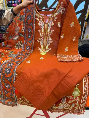 Pakistani Farshi Design Stitched 3Pc